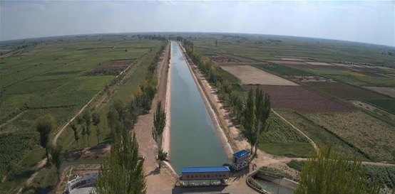 內蒙古河套灌區現狀圖